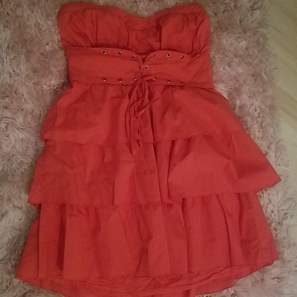 Orange 2bebe mini dress